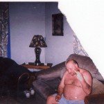 Funny Fat Guy Gives The Finger