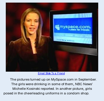 texas cheerleader condom shop myspace