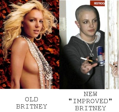 Britney Spears Bald