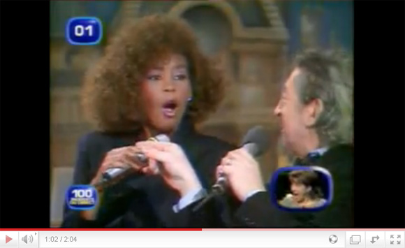 Whitney Houston and Serge Gainsbourg