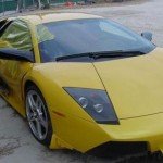 fax spam guy crashes lamborghini