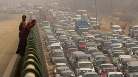 Traffic In New Delhi