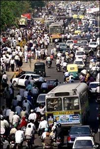 Traffic In New Delhi