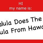Talula Does The Hula