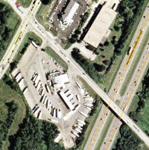 <em>The truck stop at 108 Ocean Road</em>