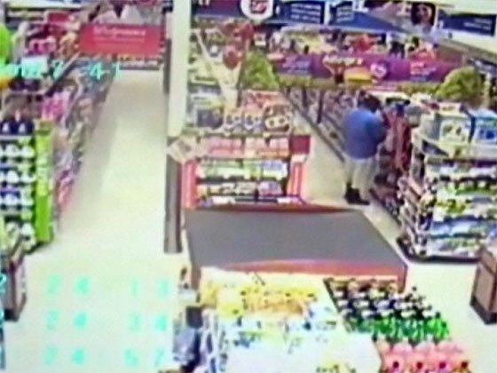 Man Caught On Camera Urinating On Cough Drops