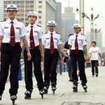 Tianfu Square Police Women