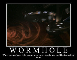 Star Trek Motivational Posters - Wormhole