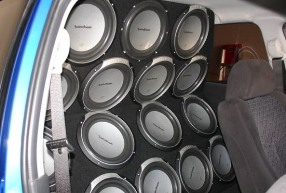 Wall of Subwoofers