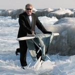 Extreme Ironing - Suit and Snow