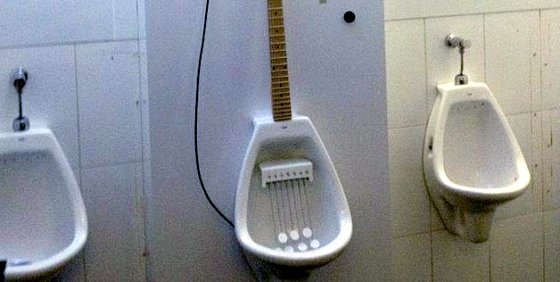 Guitar Urinal