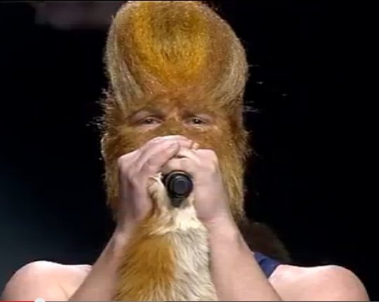 chewbacca sings in eurovision