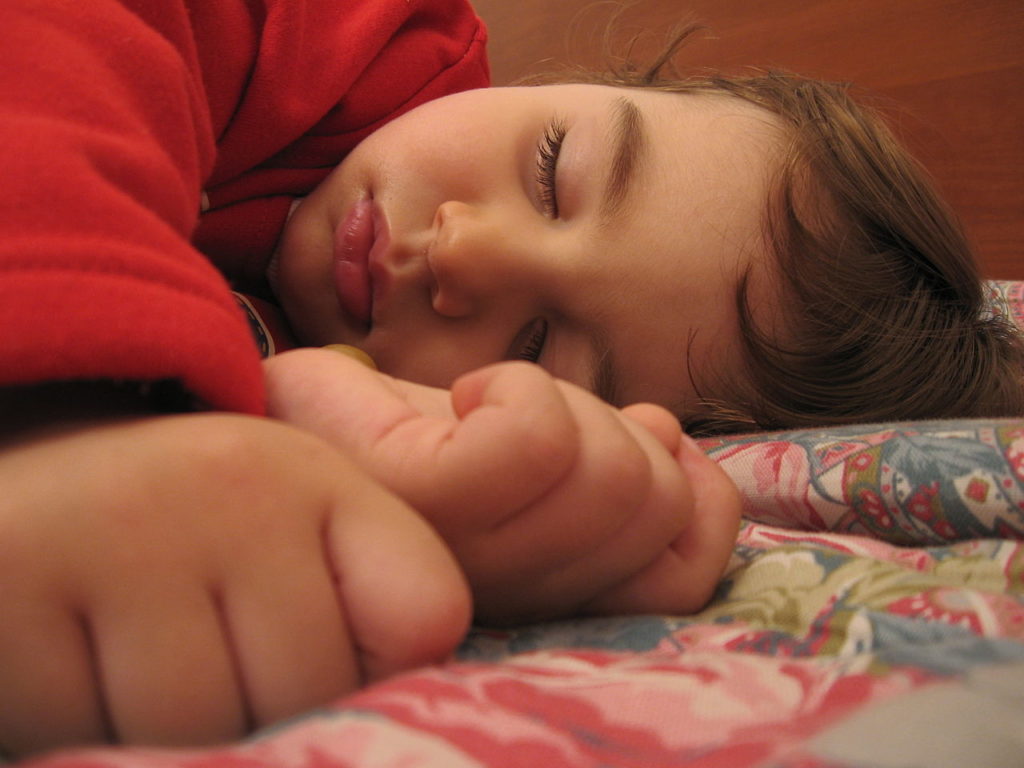 A_child_sleeping