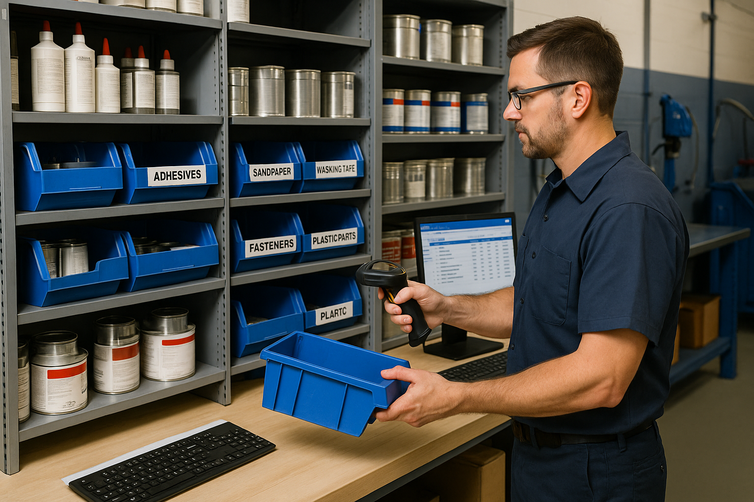 auto body shop inventory management