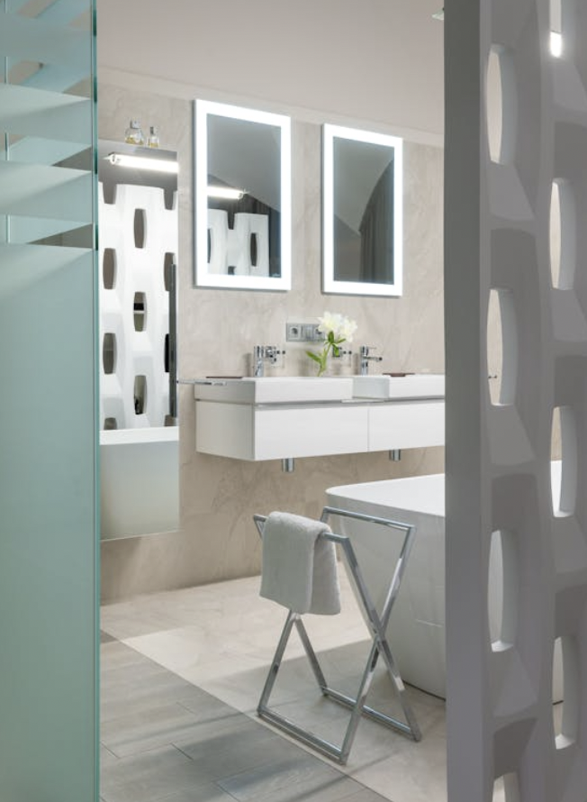 Space-Saving 44" Vanity with Ample Storage