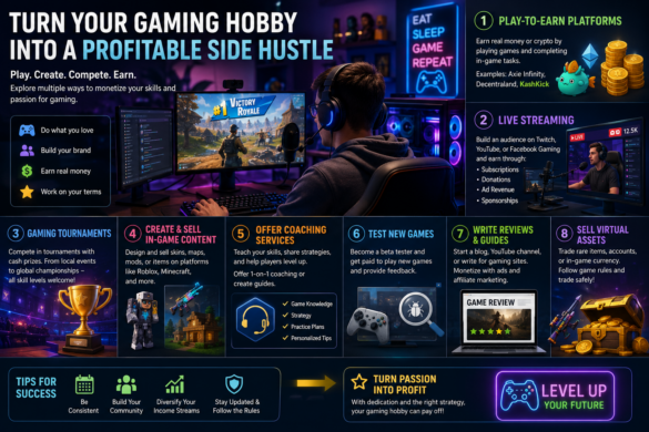 gaming side hustle