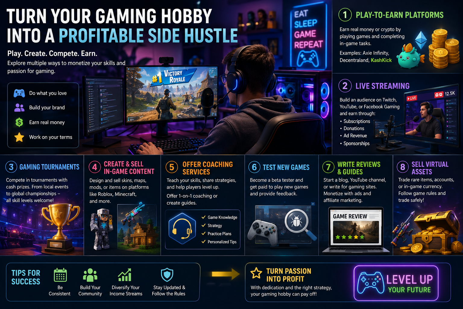 gaming side hustle
