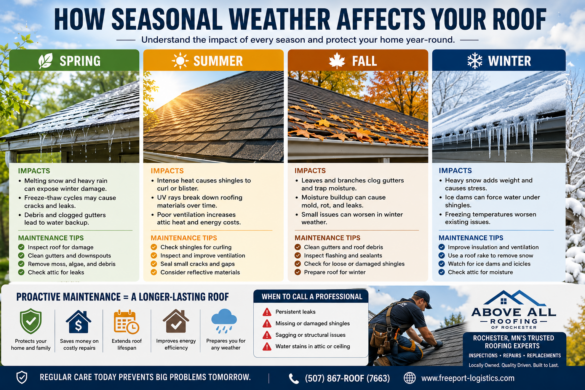 How Seasonal Weather Affects Your Roof